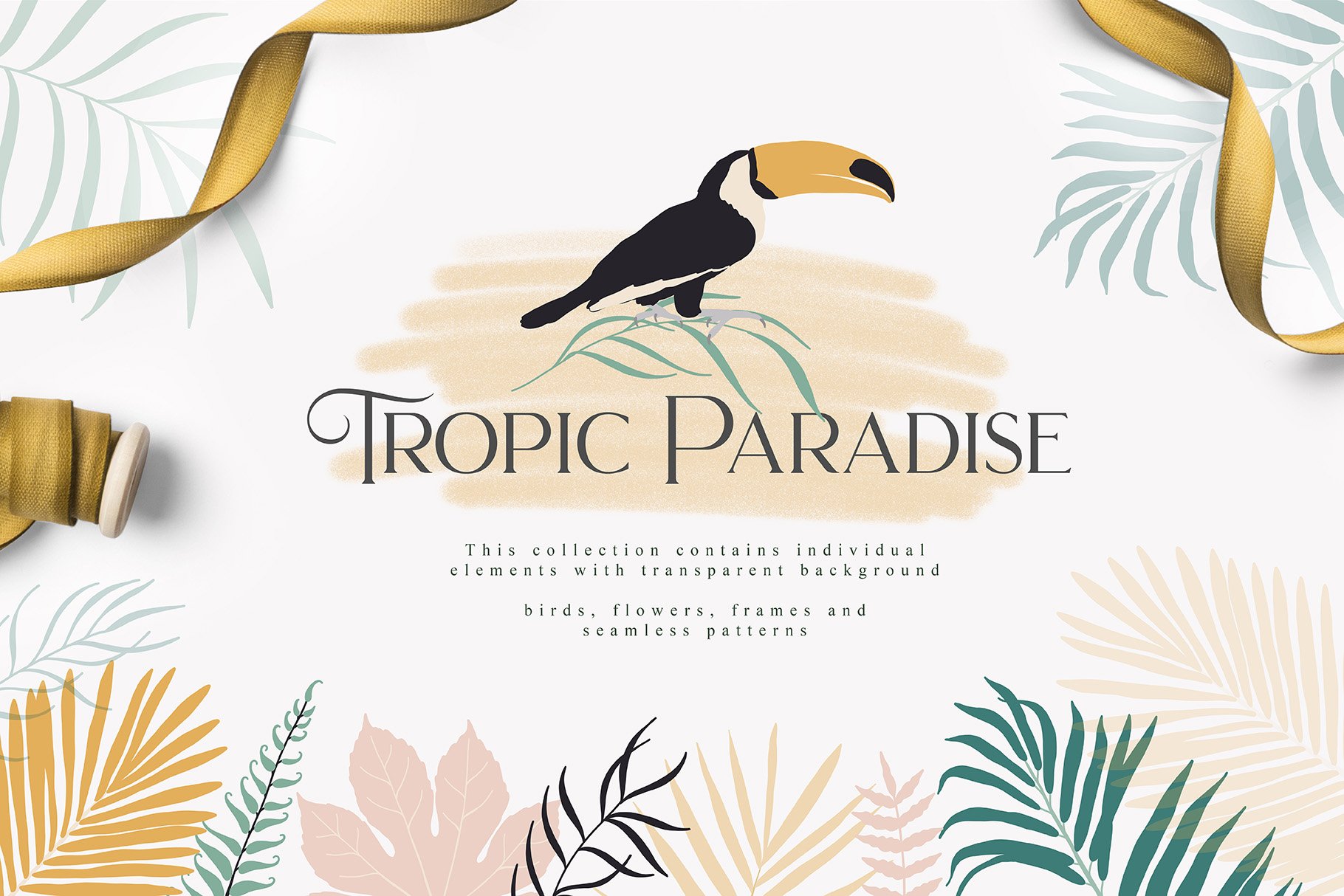热带天堂图形插画 Tropic Paradise Colle