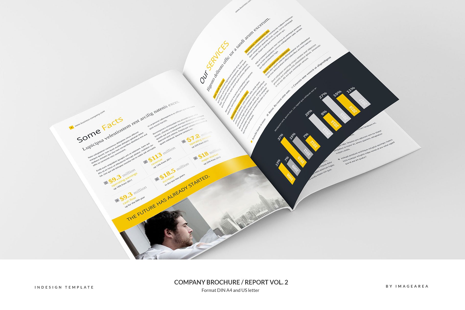 企业画册报告模板 Company Brochure Re