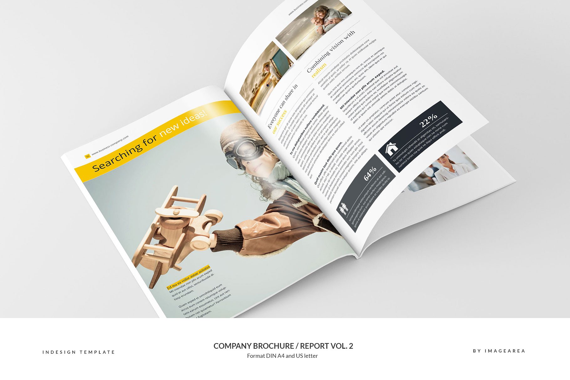 企业画册报告模板 Company Brochure Re