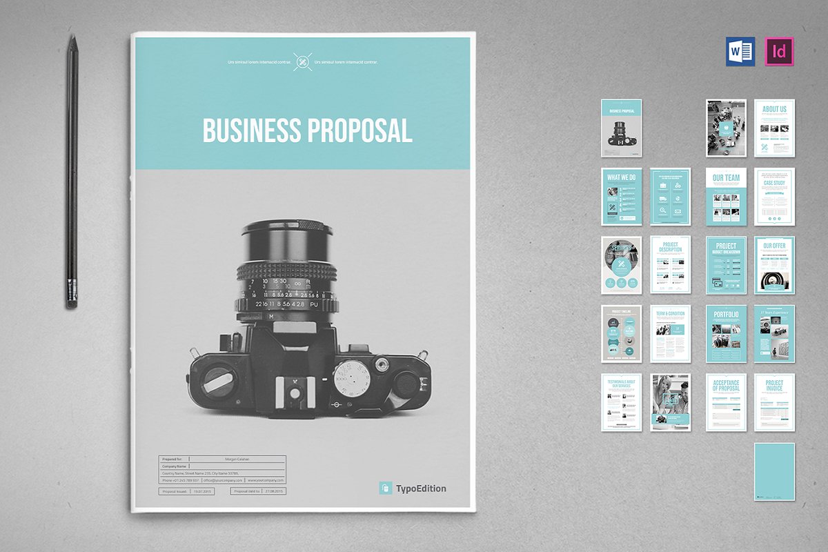 商业企业提案手册设计套装 Proposal Bundle 3