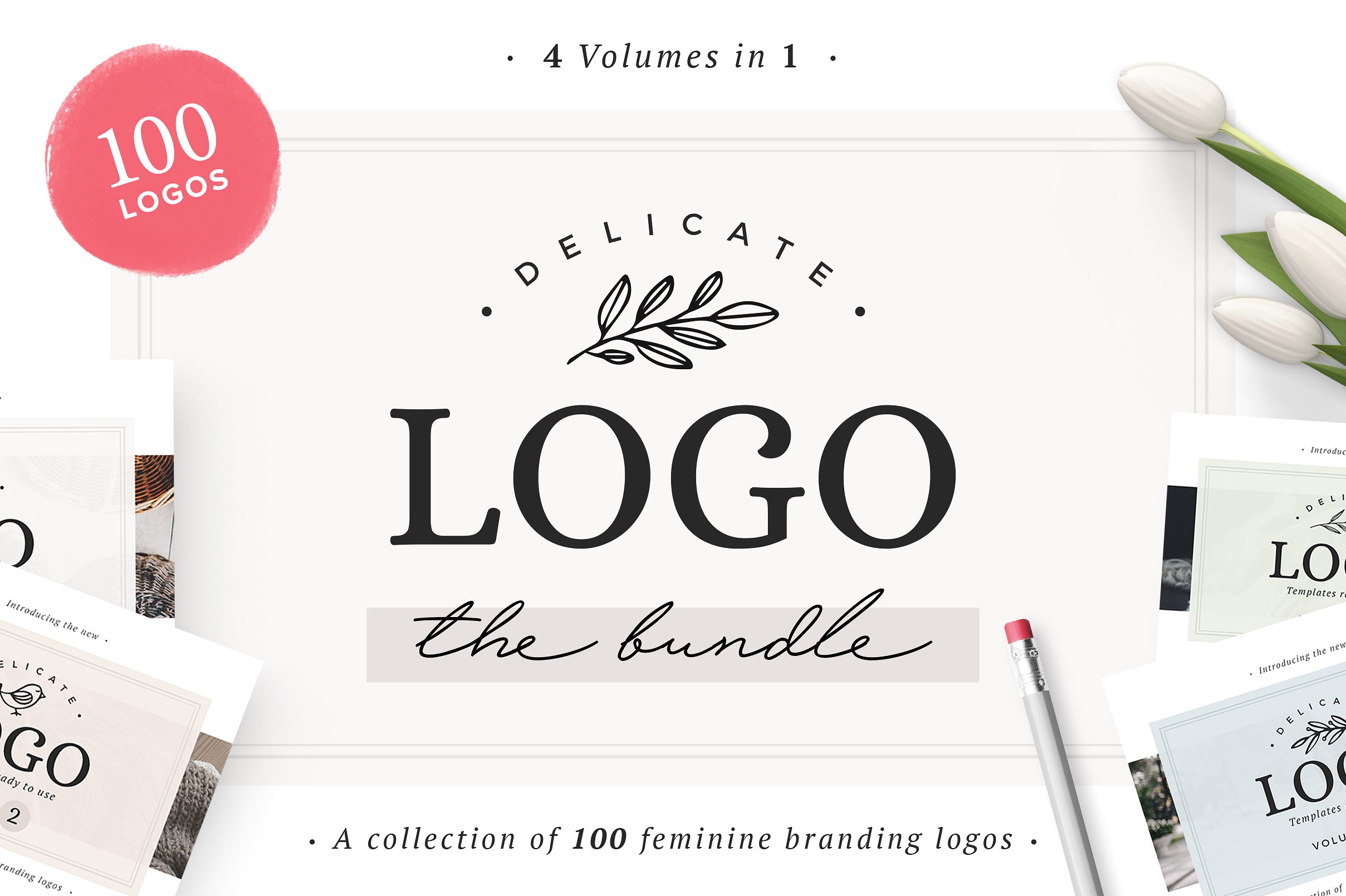 商标logo素材模板 Delicate Logos Vol