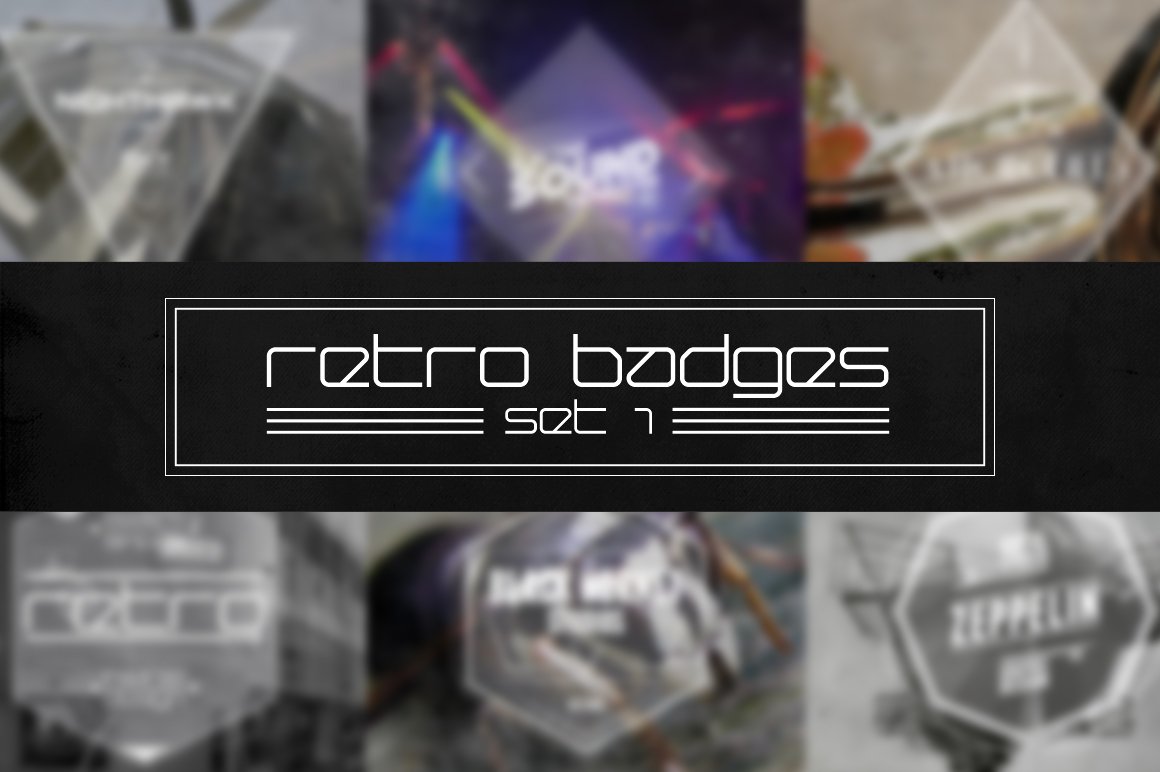 经典logo素材模板 Retro Badges Set #2