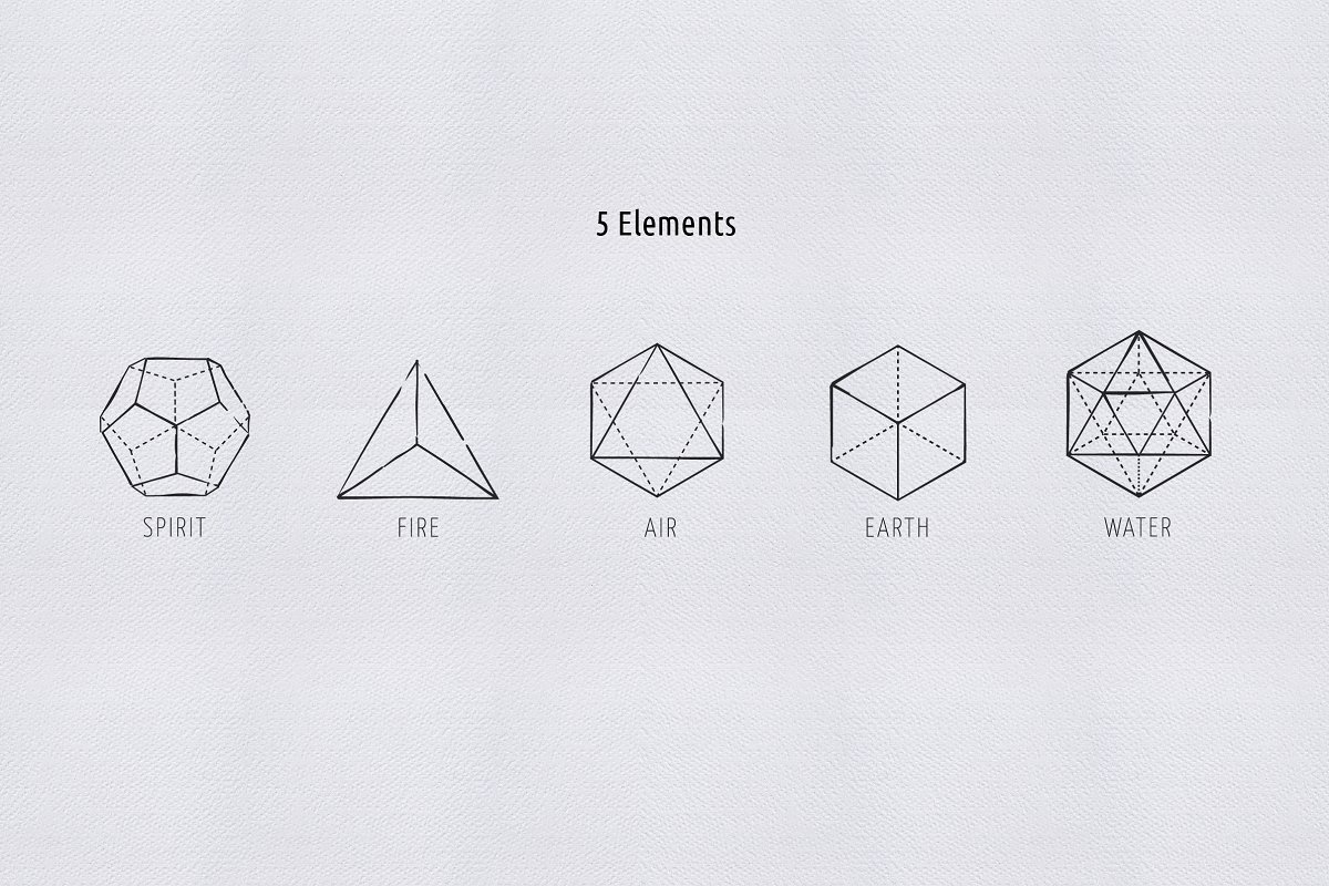 神秘的宗教几何logo设计 Esoteric Sacred