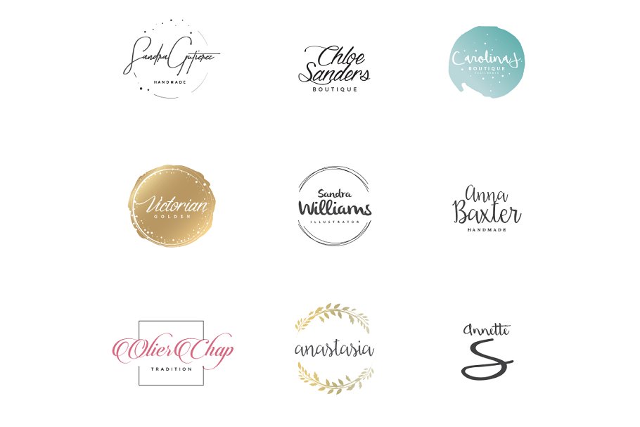 女性品牌模板包 Hers Logo Branding Kit