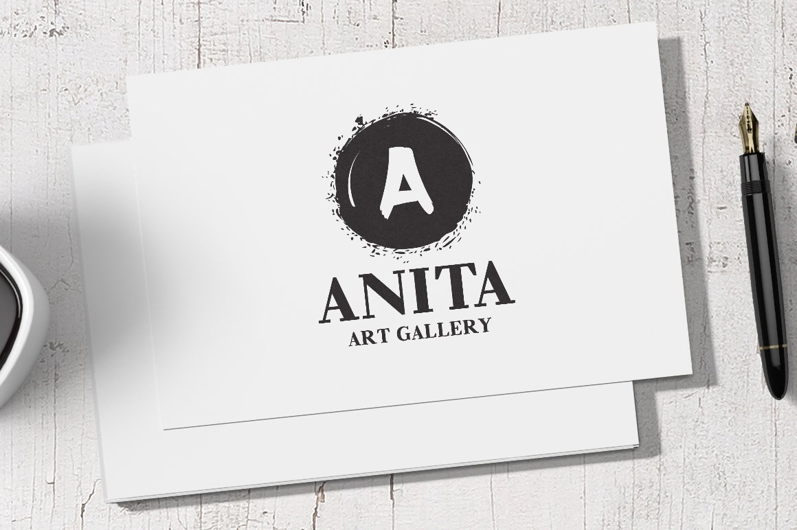 A为主题的logo模板 Anita Art Letter