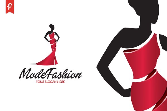 现代时尚模特LOGO模板 Mode Fashion Logo