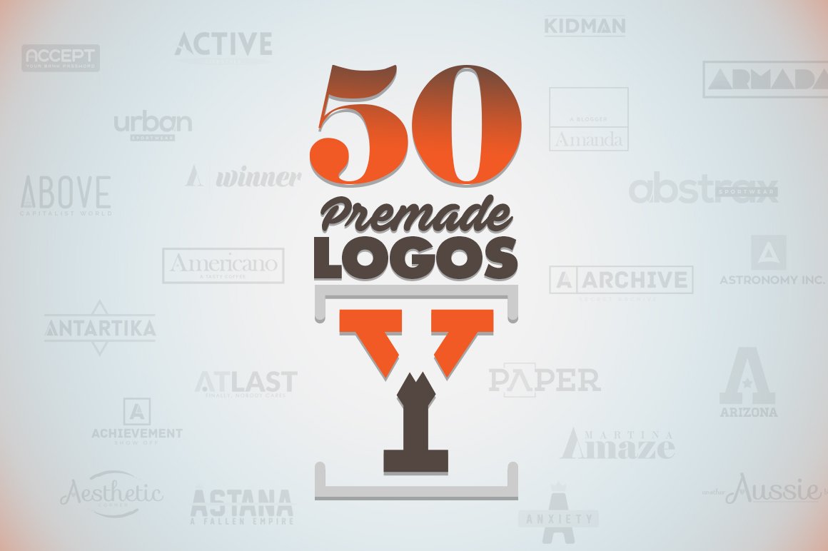 50个字母为主题的logo模板 Letter Logos B