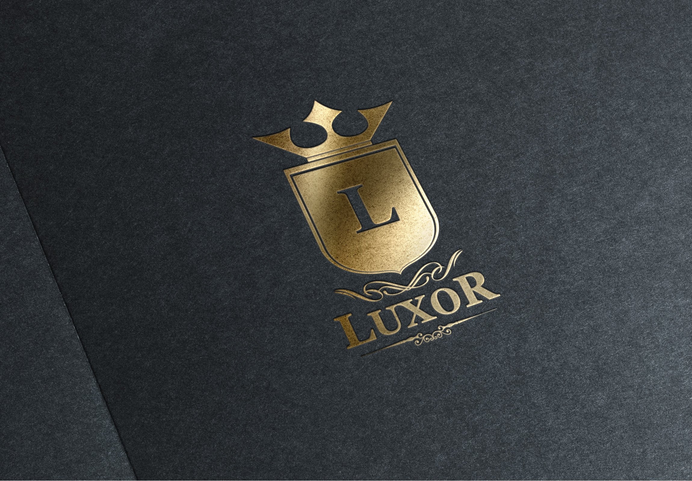高端奢华的logo模板 Luxor Logo #17028