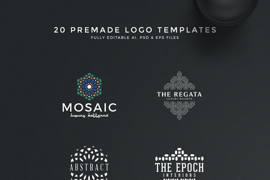 几何Logo模板包 Geometric Logo Creat