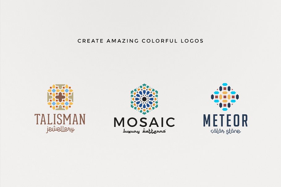 几何Logo模板包 Geometric Logo Creat