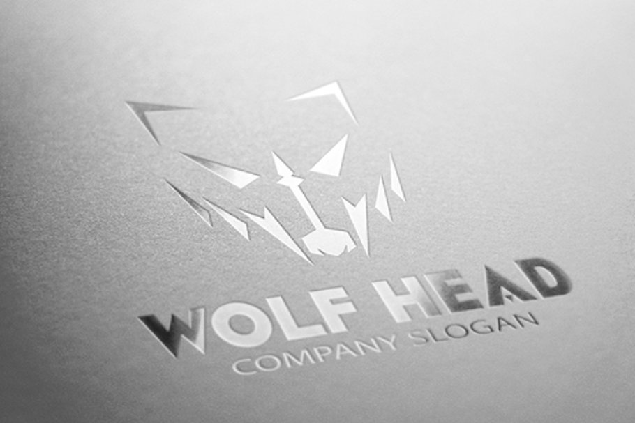 狼头logo模板 Wolf Head Logo #91822