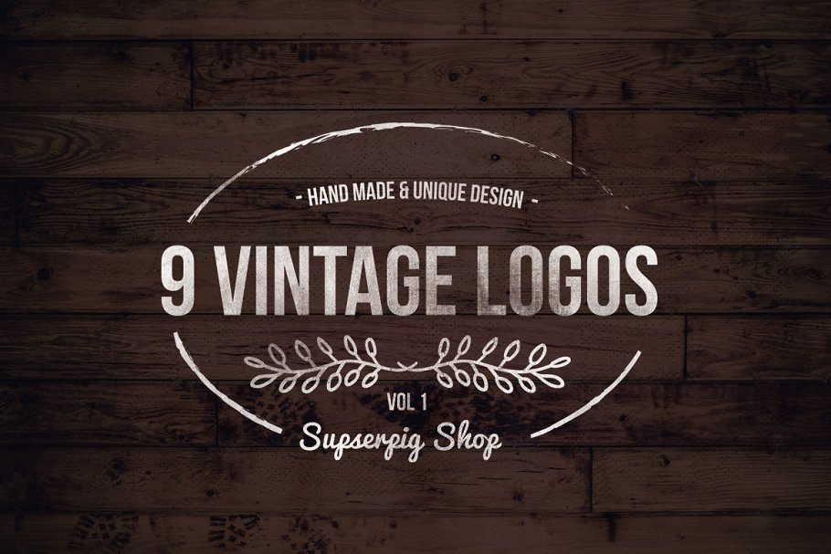 经典的矢量logo图形 Vintage Logos V1 #