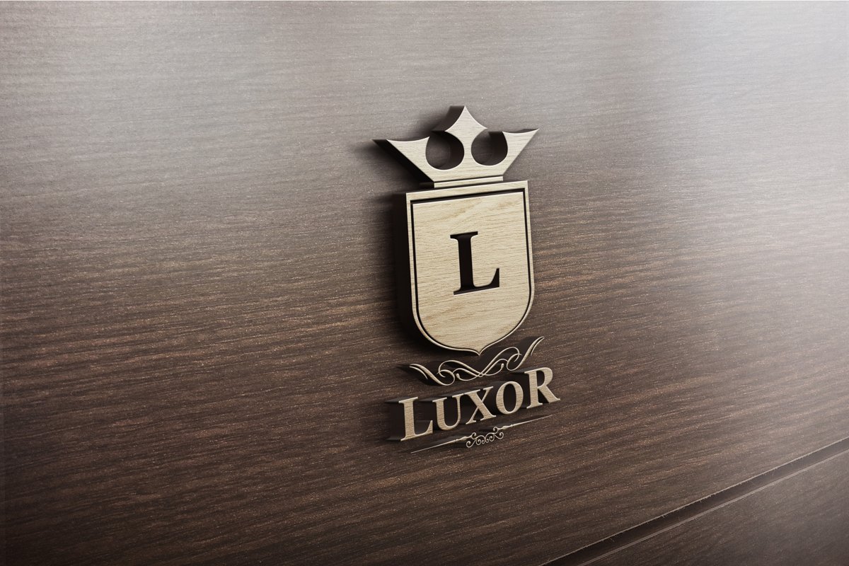 高端奢华的logo模板 Luxor Logo #17028