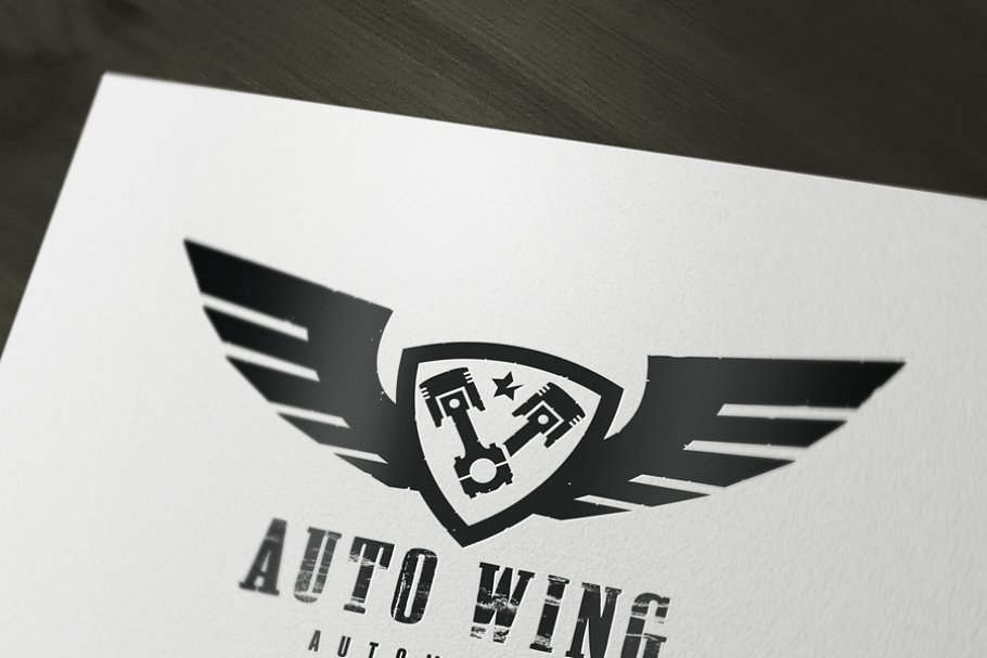 翅膀图形logo模板 Auto Wing #212856