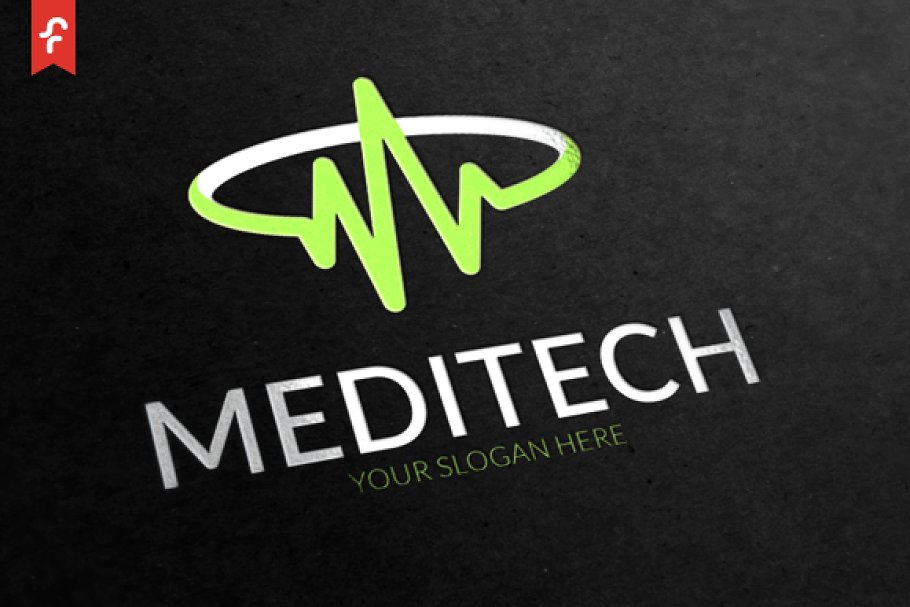 技术创意logo模版 Medical Tech Logo #