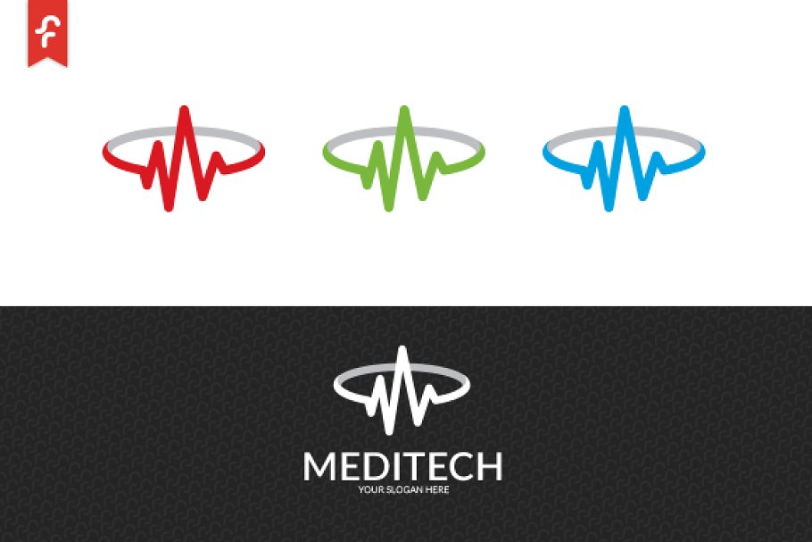 技术创意logo模版 Medical Tech Logo #