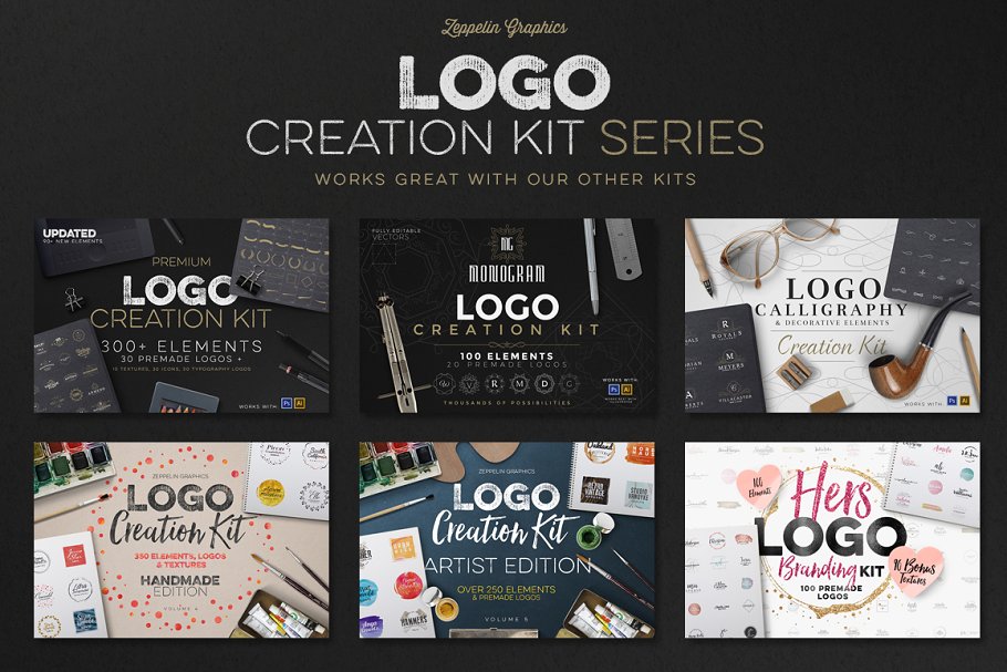 logo创意素材包 Logo Creation Kit #