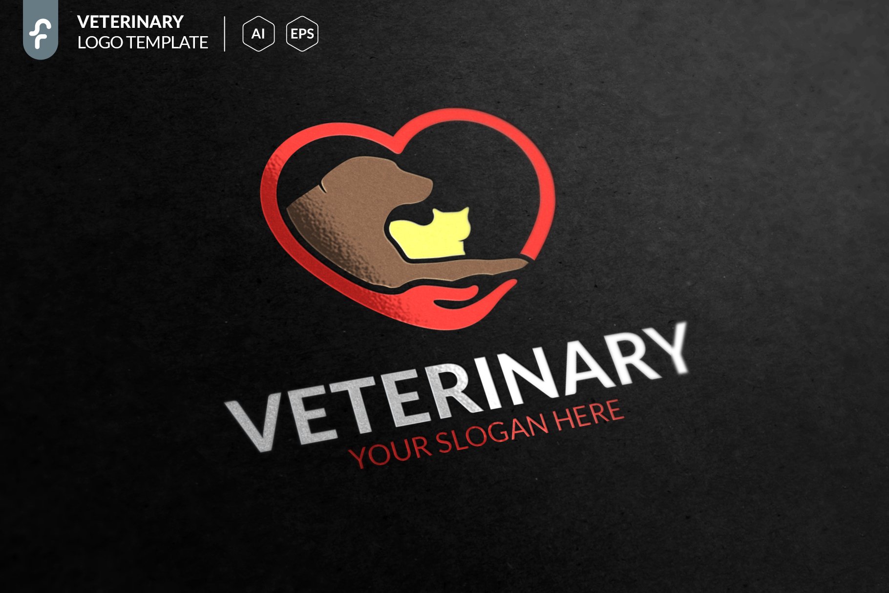 情人节LOGO设计 Veterinary Logo #195