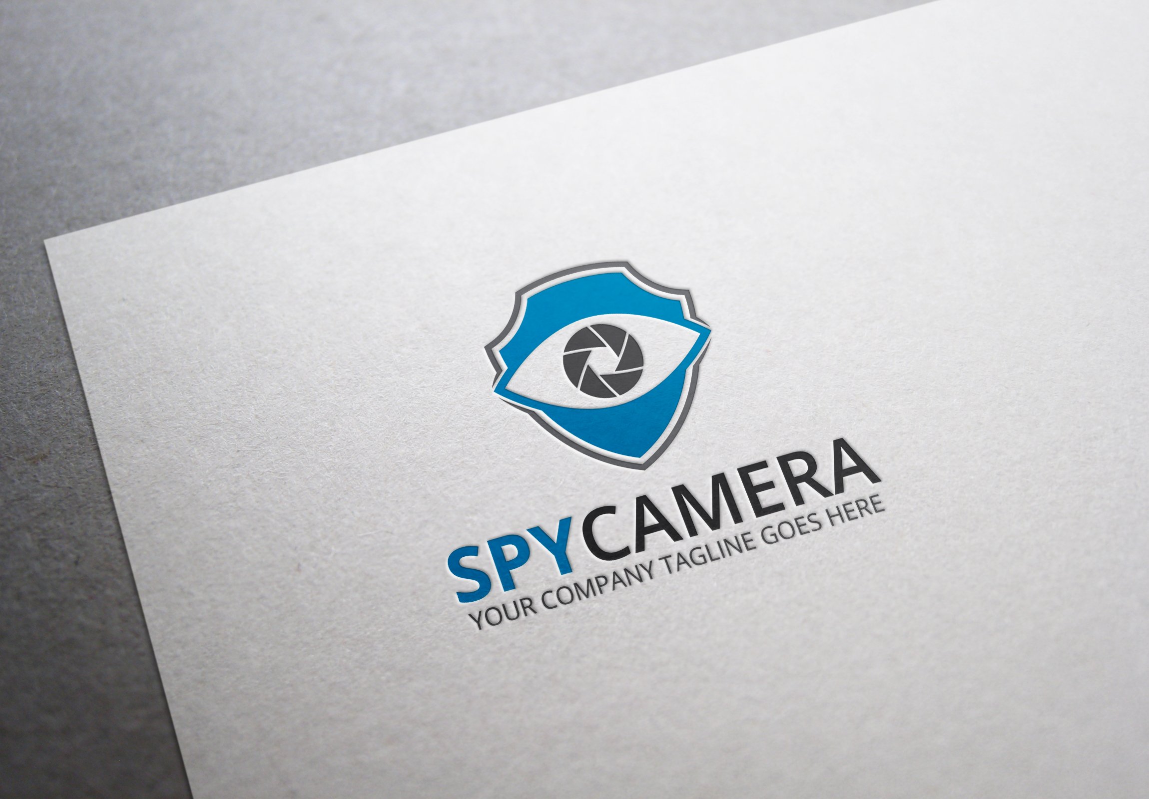 间谍相机LOGO模板 Spy Camera Logo #10