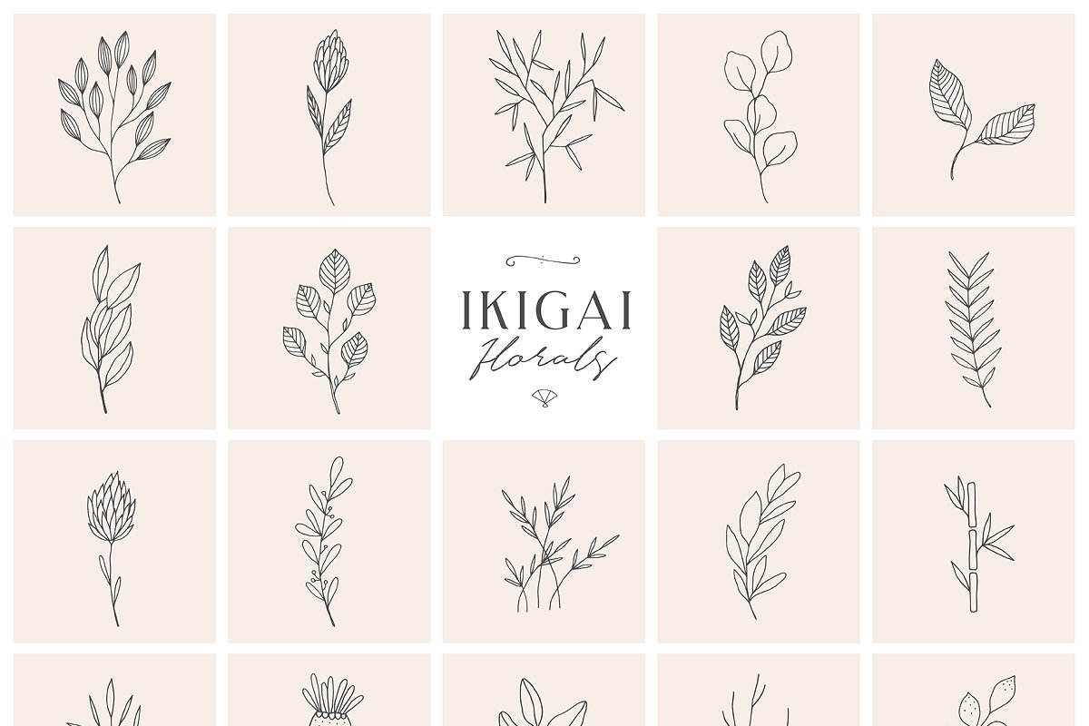 房屋住宅logo图形素材 Ikigai Collection