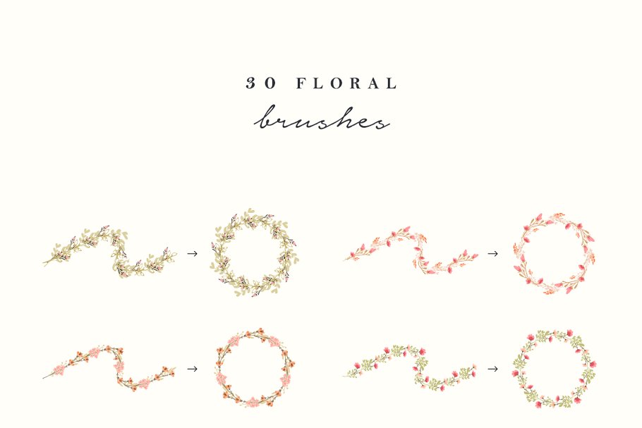 花卉logo模板素材 Logo Floral Kit #69