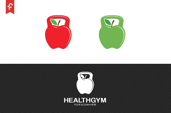 健康主题LOGO模板 Health Gym Logo #89