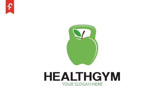 健康主题LOGO模板 Health Gym Logo #89