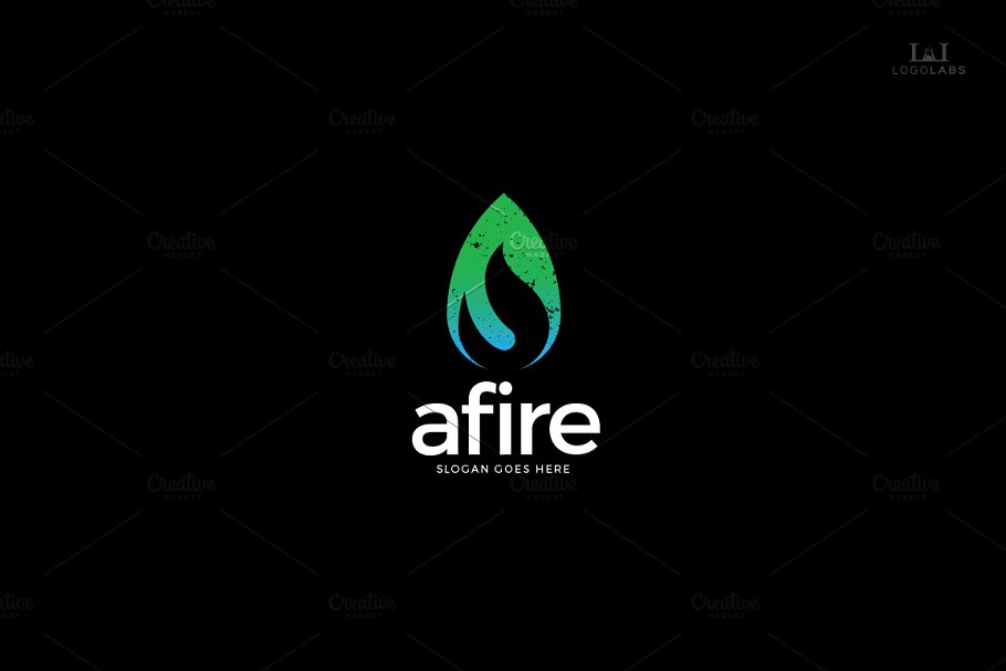 火焰创意LOGO图形模板 Afire Logo #29938