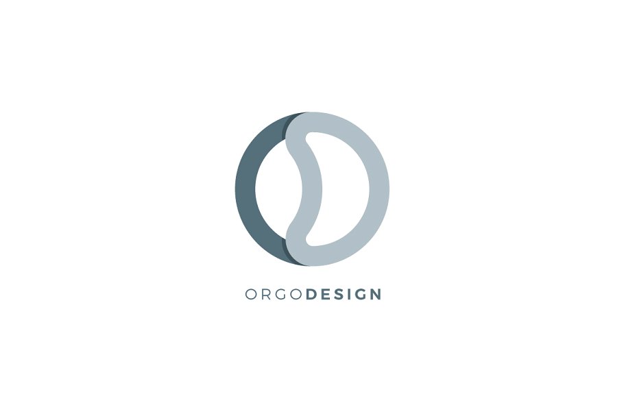 字母LOGO模板Design O D Letter Logo