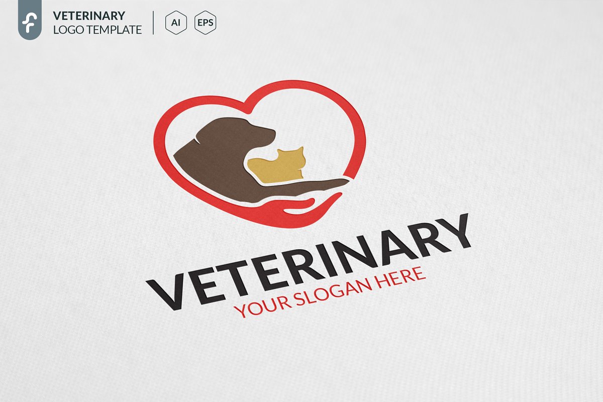 情人节LOGO设计 Veterinary Logo #195