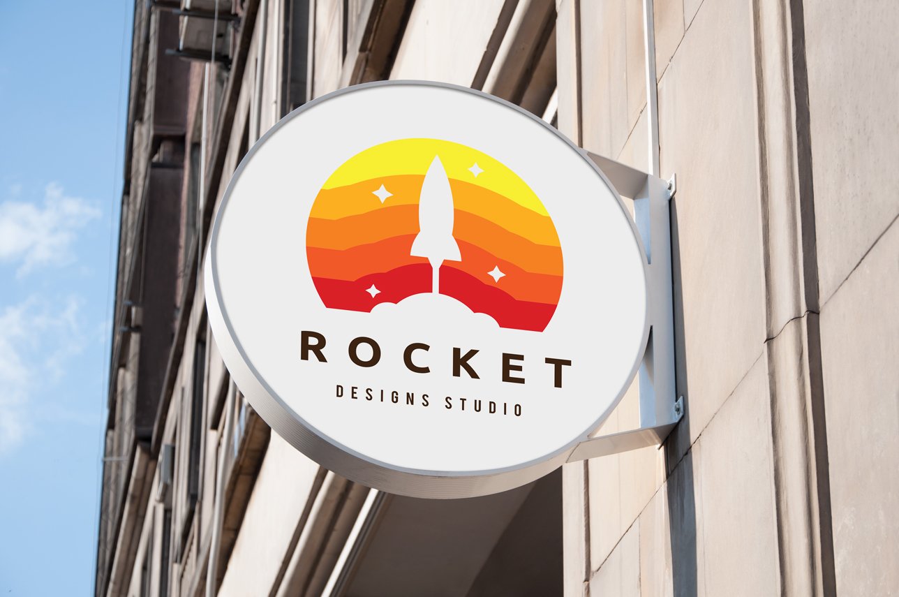 火箭创意思LOGO模板 Rocket Logo #90484