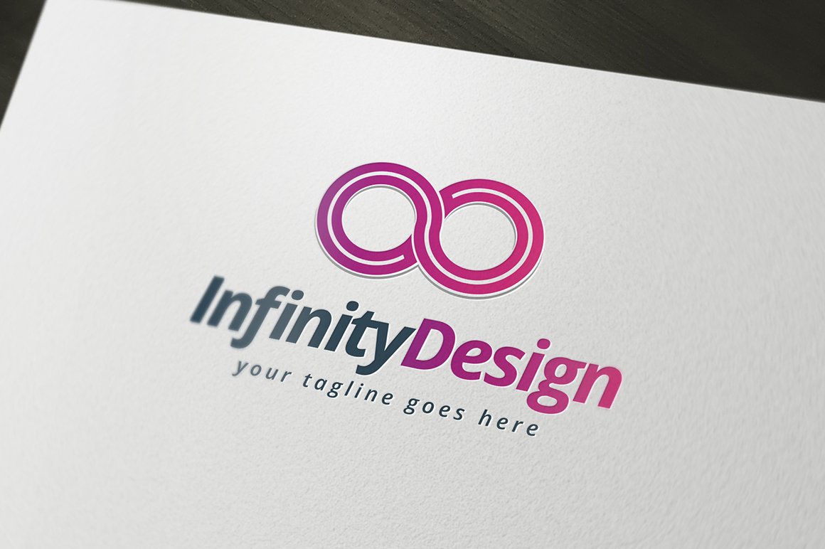 表现无穷无限的创意LOGO模板 Infinity Logo