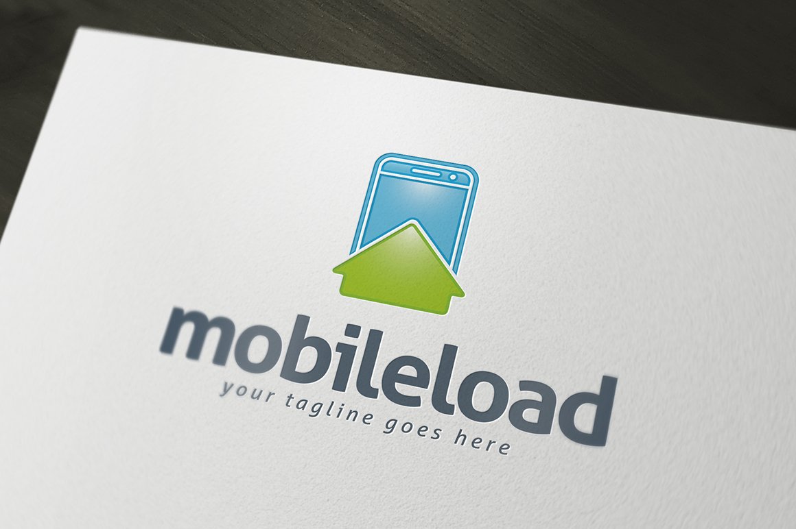 手机主题的LOGO模板 Mobile Load Logo T