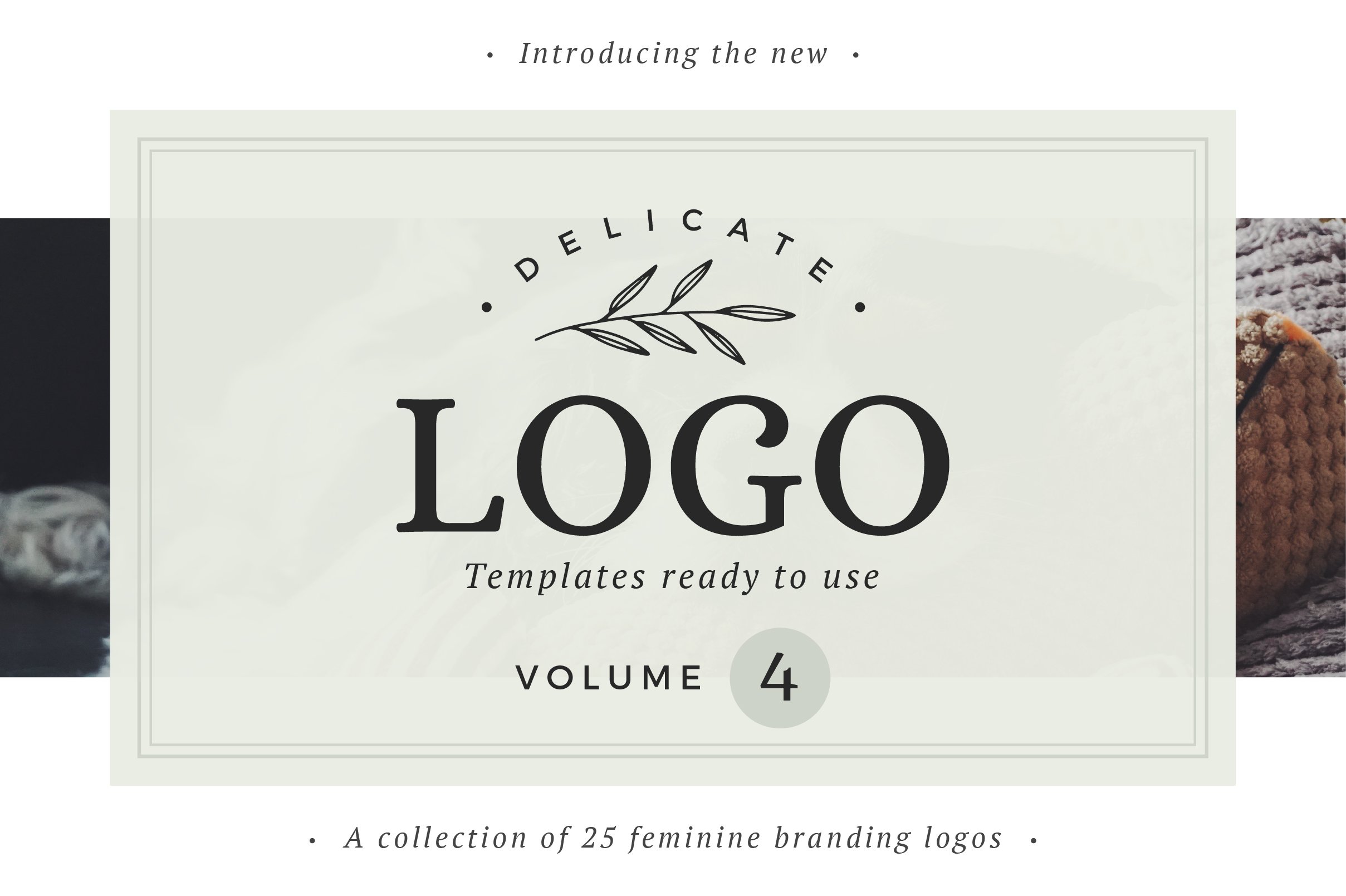 高端优雅的女性logo标志Delicate Feminine