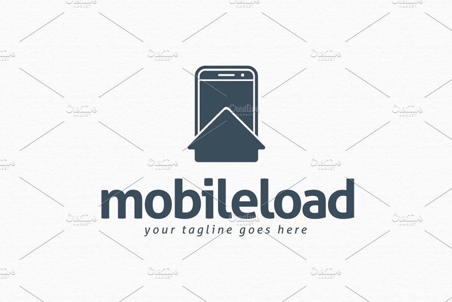 手机主题的LOGO模板 Mobile Load Logo T