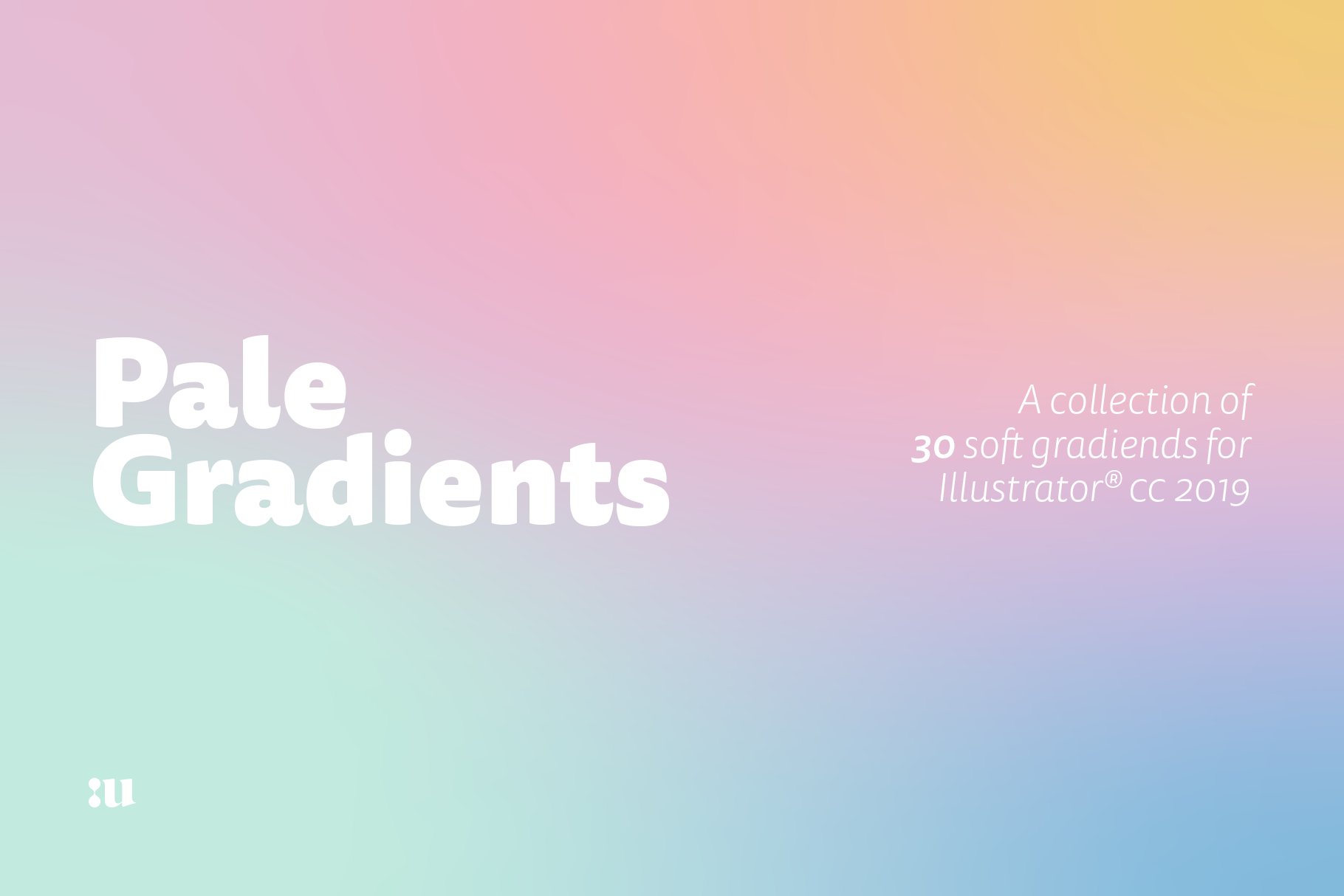 时尚高端清新渐变色彩矢量背景底纹Pale Gradients