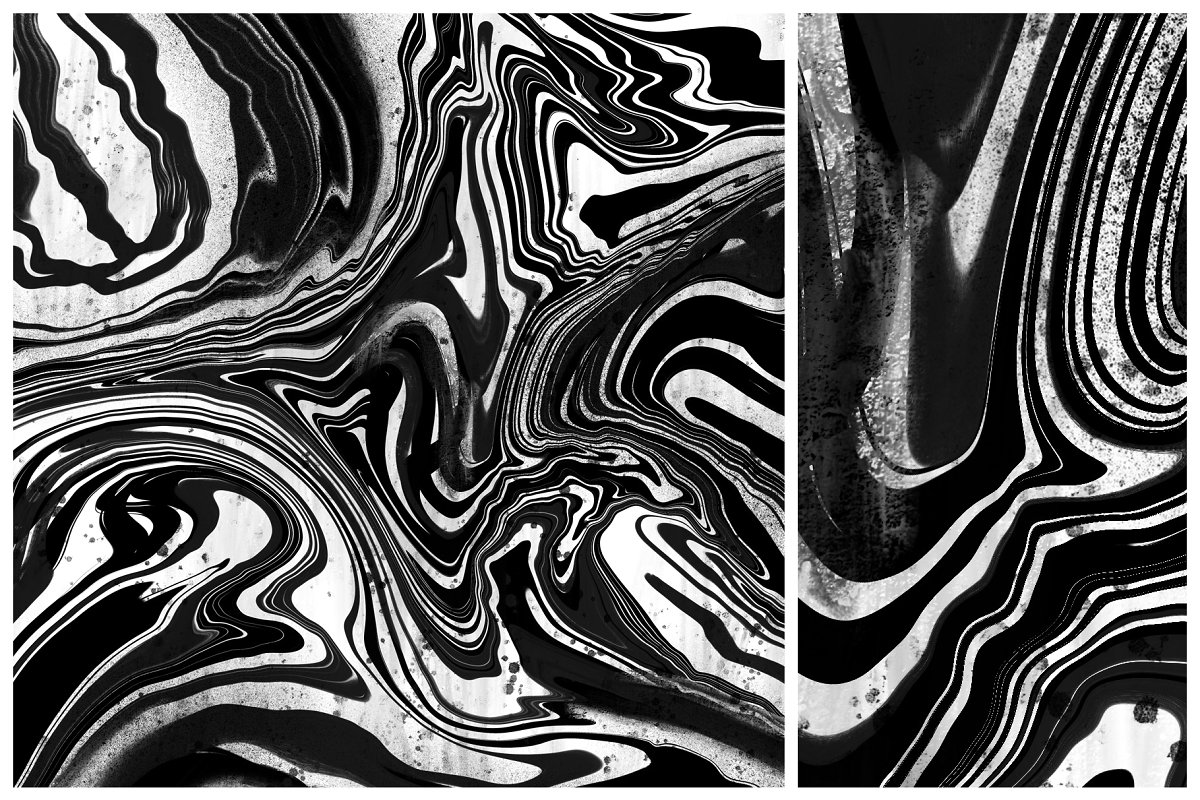 独特的高质量现代液体纹理大理石Abstract Liquid