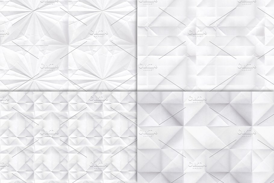 牛皮纸背景纹理 Folded Paper Texture P