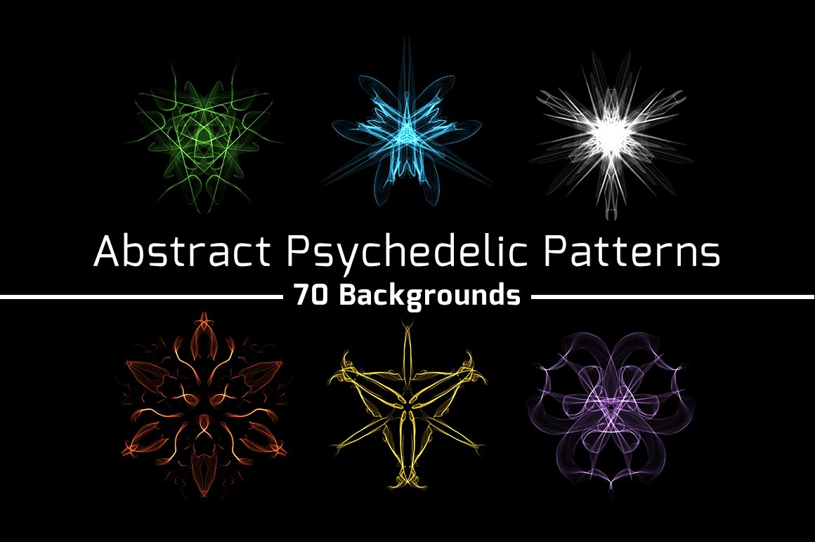 抽象幻视图案纹理 Abstract Psychedelic