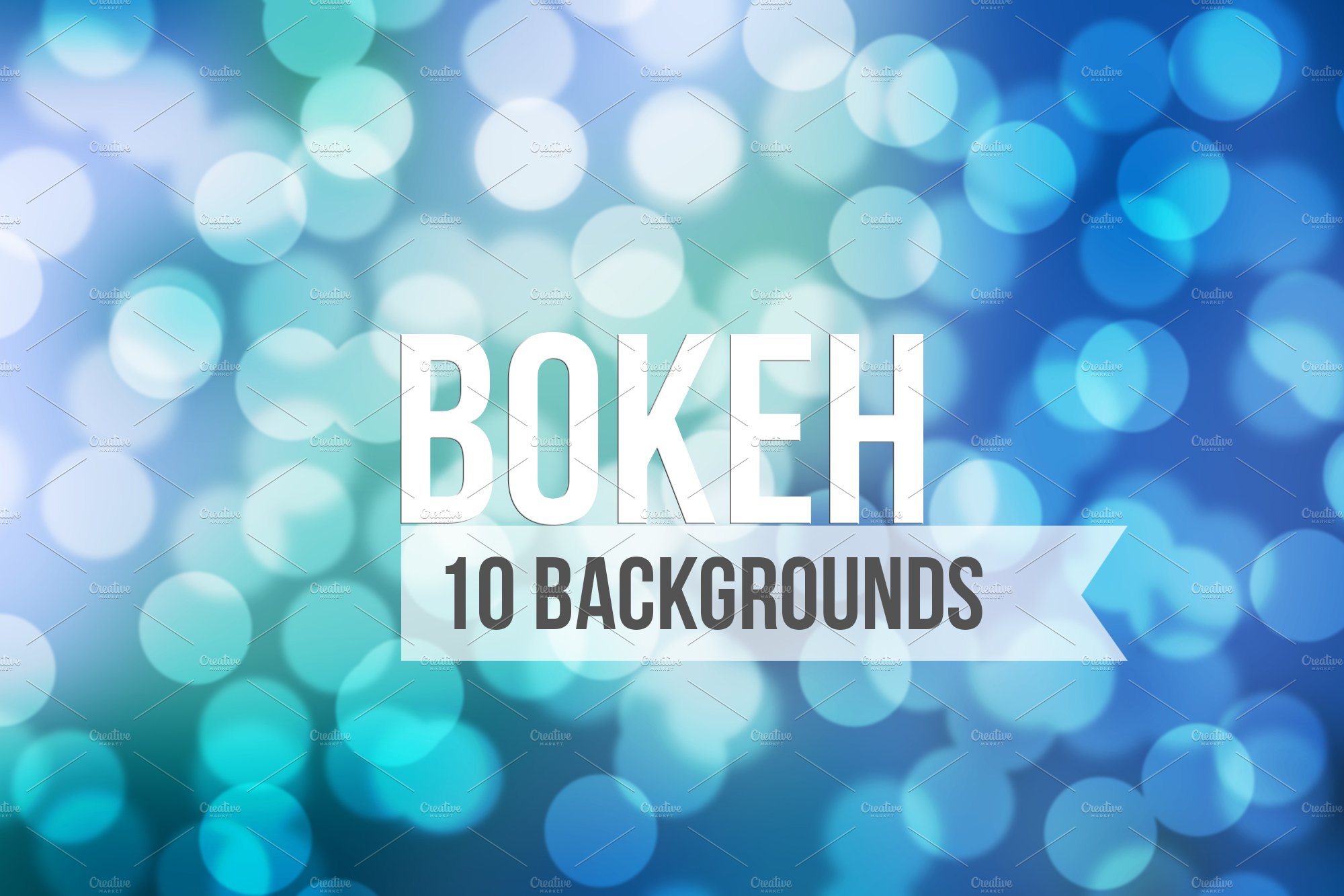 虚化背景纹理 10 Bokeh Backgrounds #5