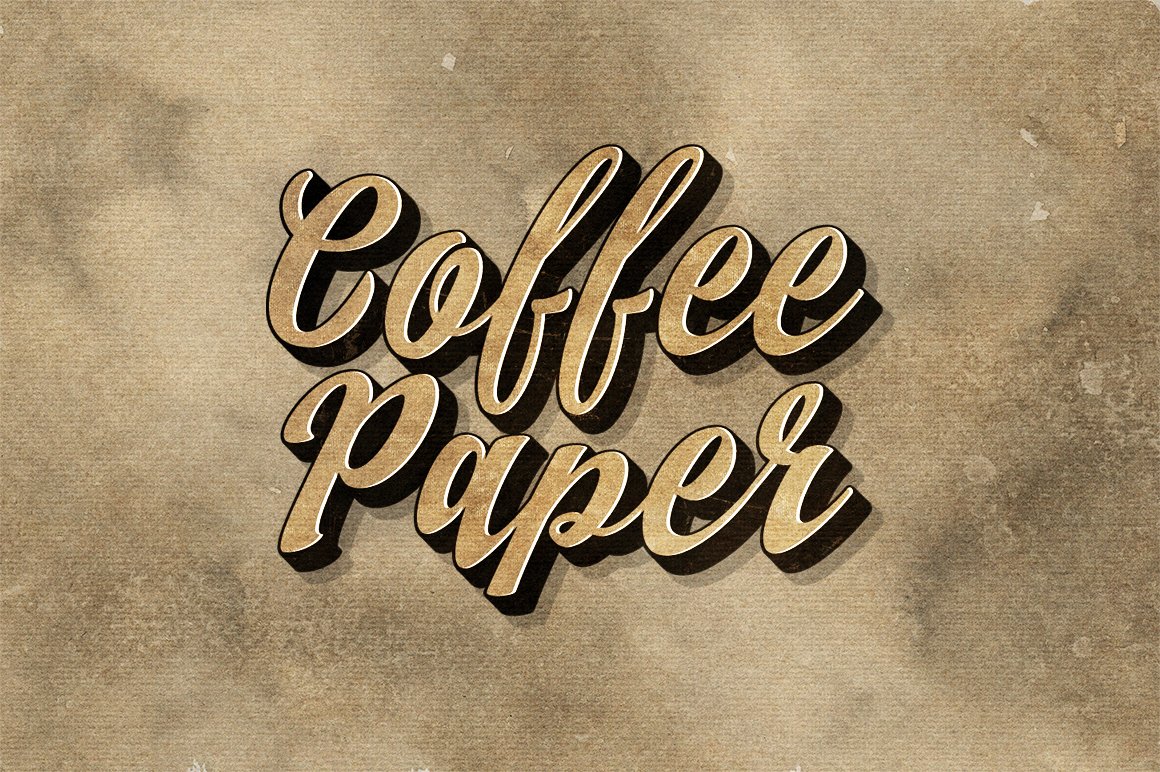 咖啡纸张纹理 10 Coffee Paper Texture