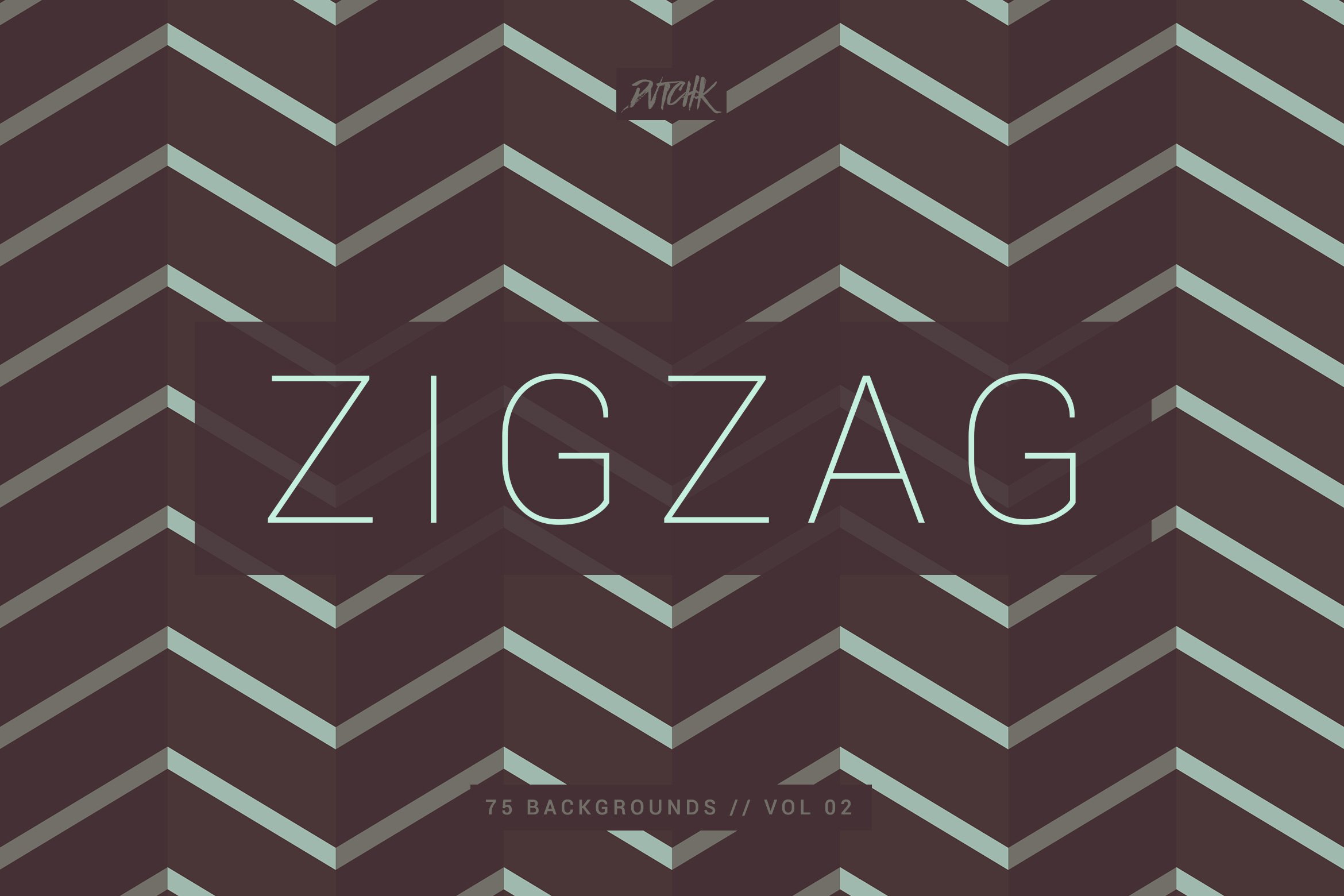 抽象线条图案背景纹理 ZigZag Seamless Ab