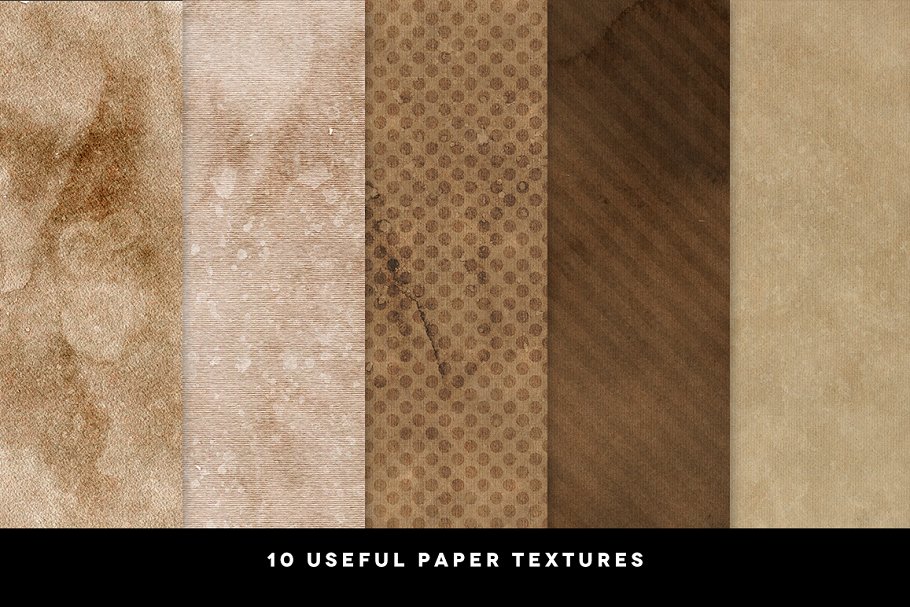 咖啡纸张纹理 10 Coffee Paper Texture