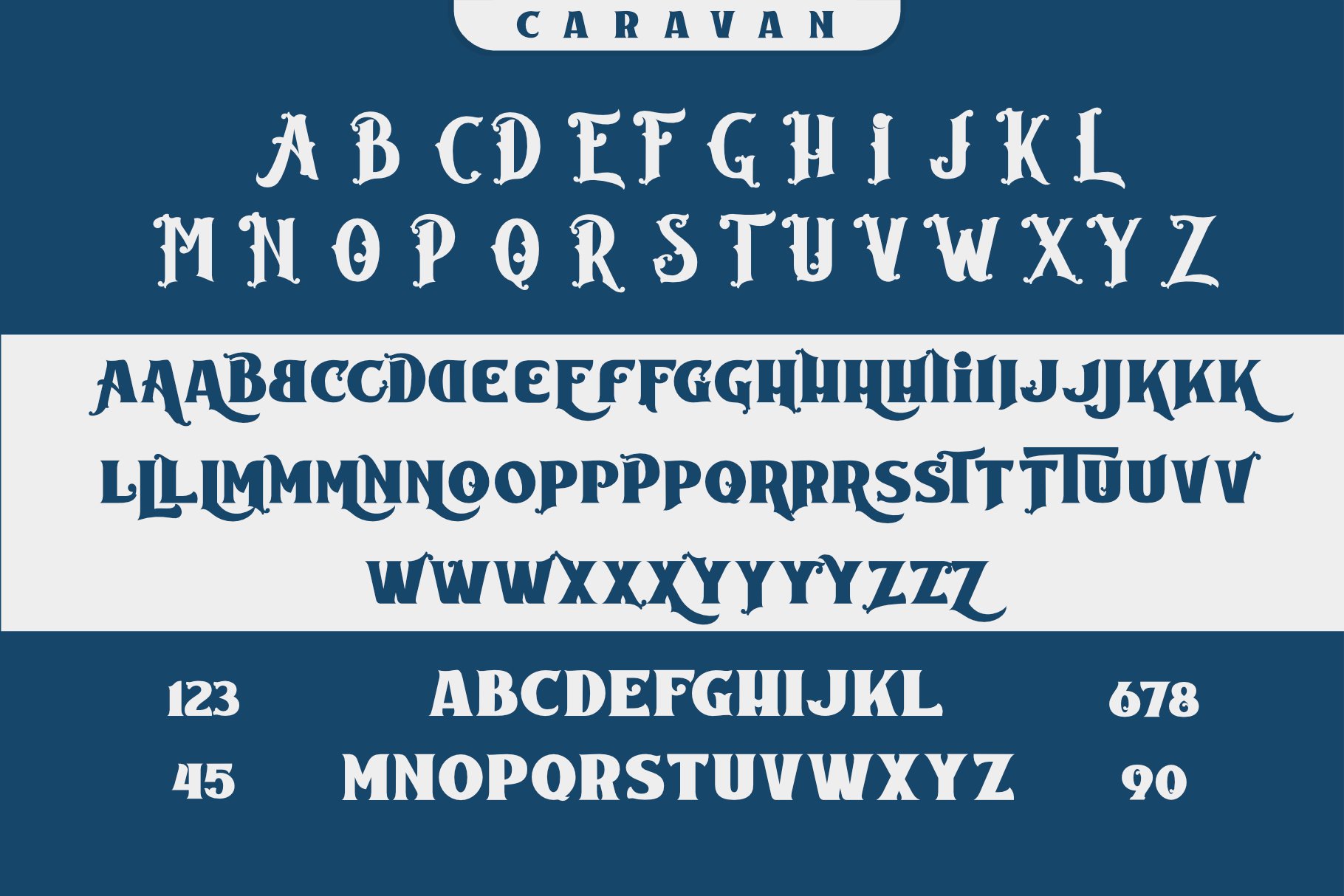 经典优雅的罗马英文字体 Caravan - Display