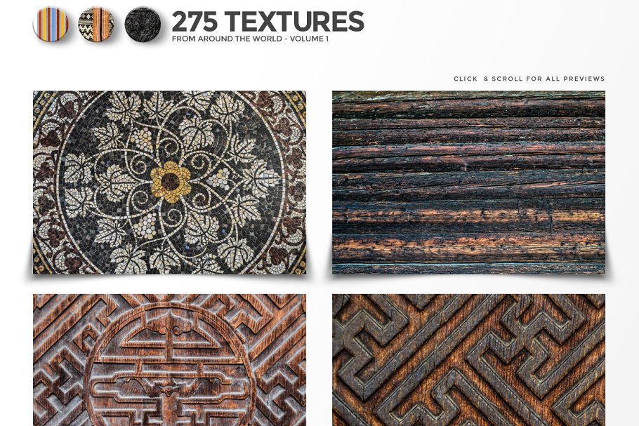 275种来自世界各地的风景纹理  Textures From
