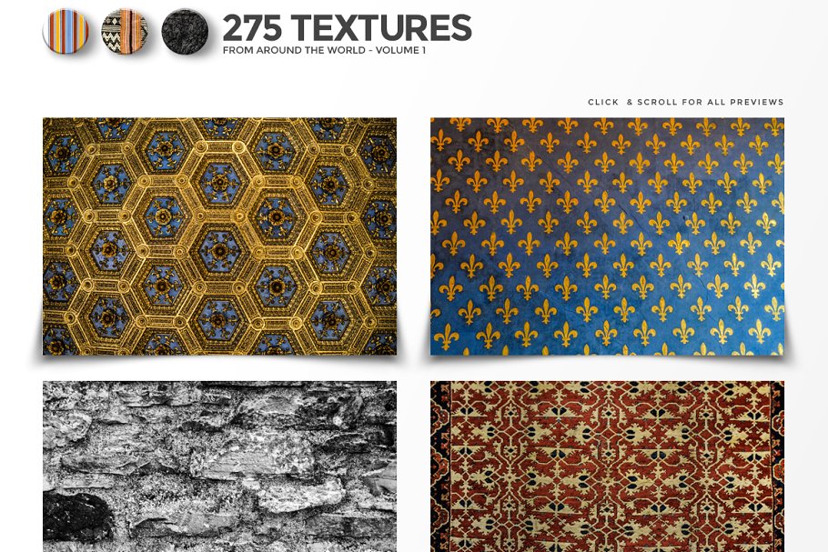 275种来自世界各地的风景纹理  Textures From