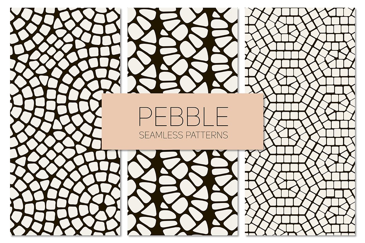 卵石效果无缝模式背景纹理 Pebble. Seamless