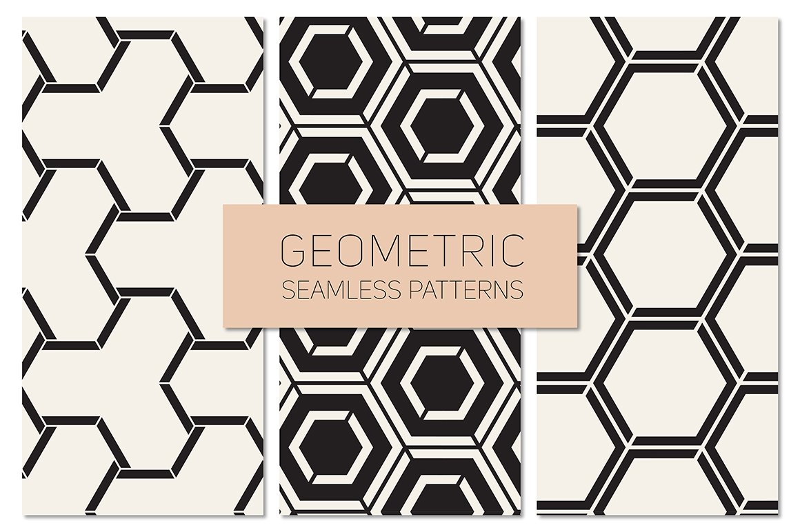 几何无缝背景纹理素材 Geometric Seamless