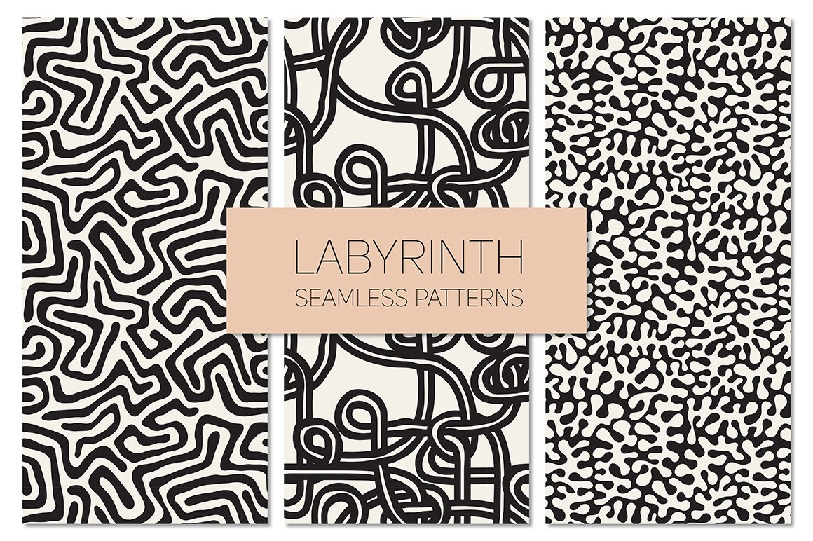 抽象迷宫主题的背景纹理素材 Labyrinth #43728