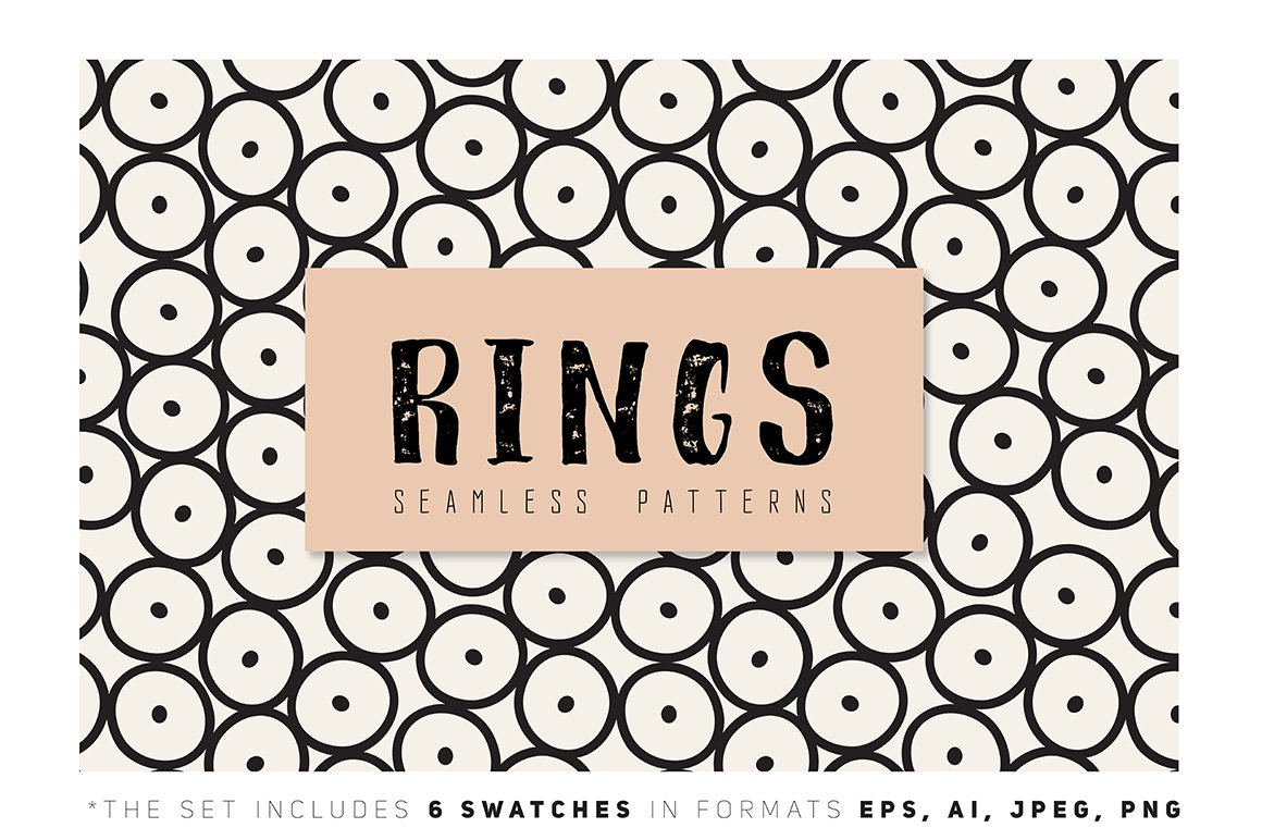 原型无缝背景纹理素材 Rings. Seamless #15